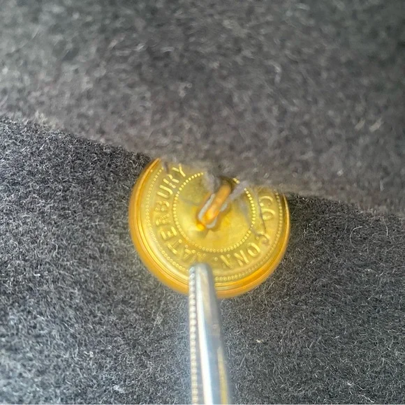 Sterlingwear Boston Double-Breasted Black Wool Navy Peacoat, 40R - Picture 10 of 16